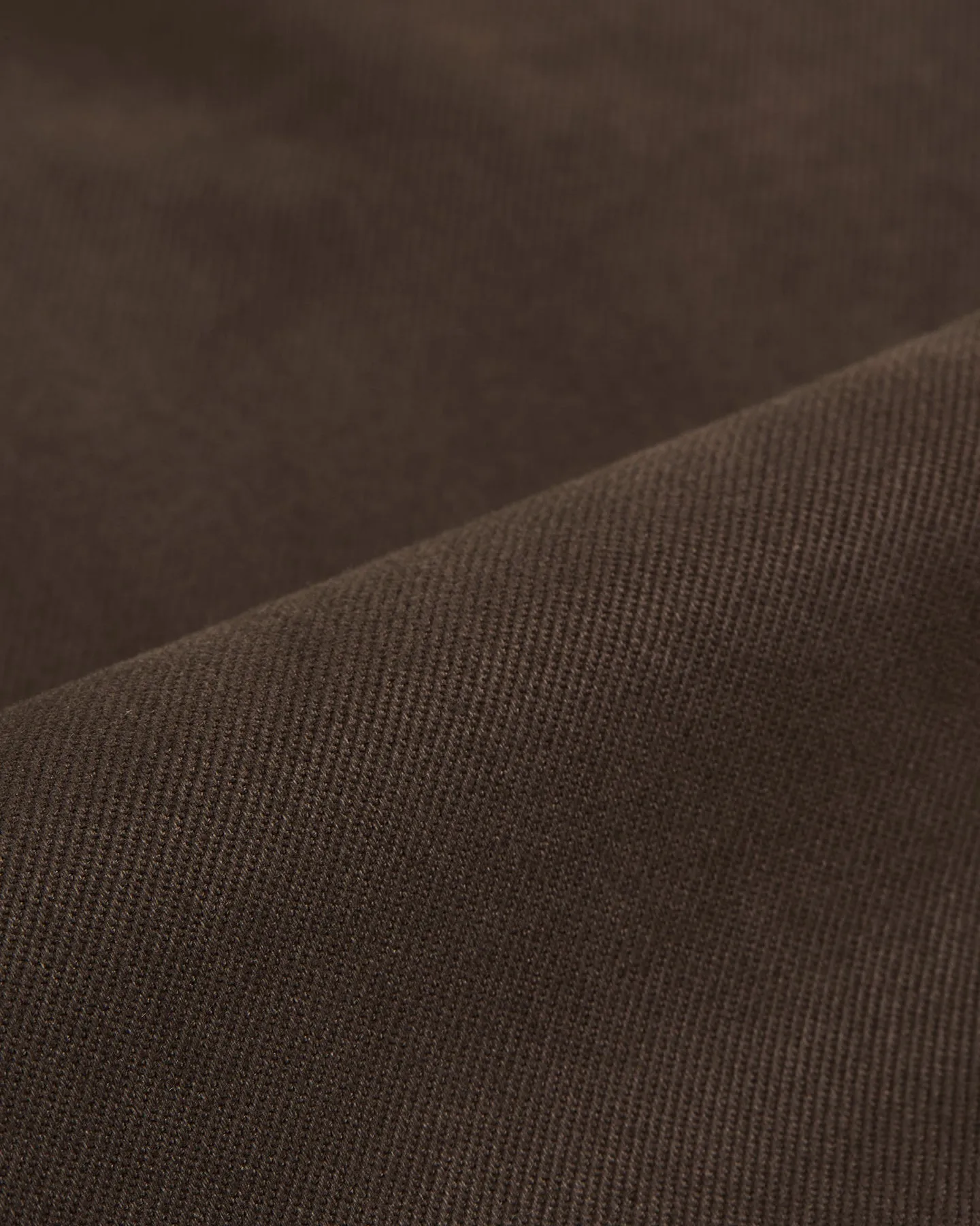 Tobacco Single Pleat Cotton Drill Trousers