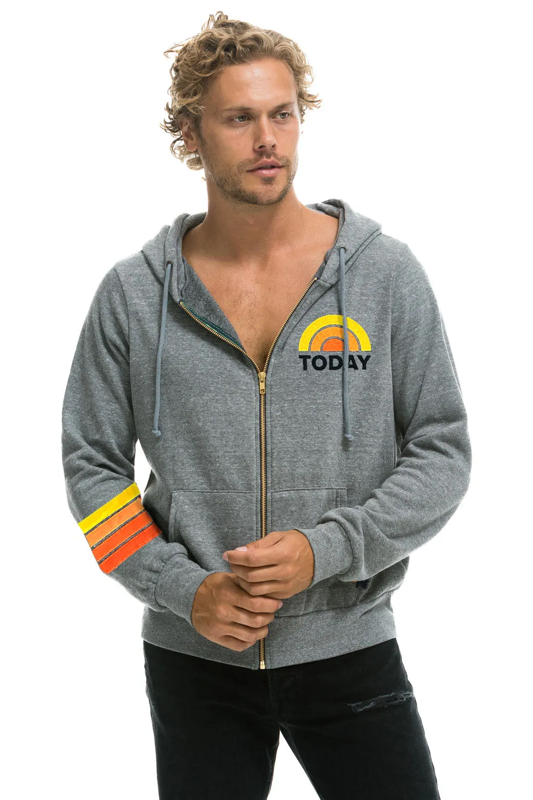 TODAY SHOW ZIP HOODIE - HEATHER