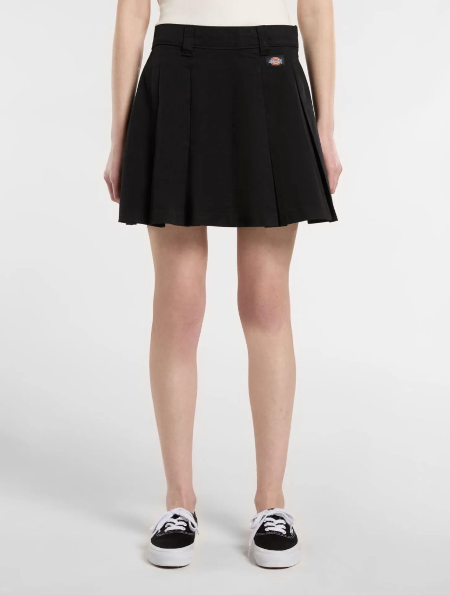UNIONVILLE PLEATED WORK SKIRT BLACK