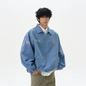 V-neck Cargo Pullover