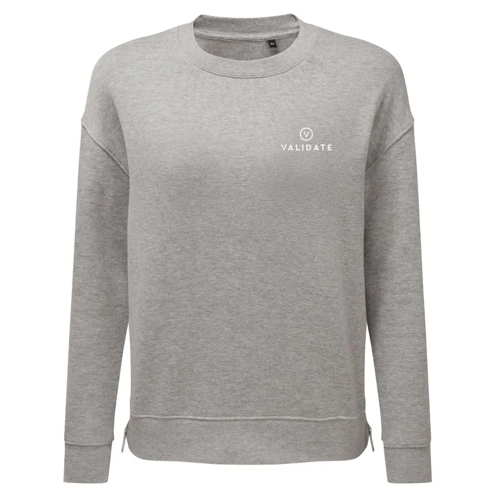 Validate Zip Sweatshirt Grey