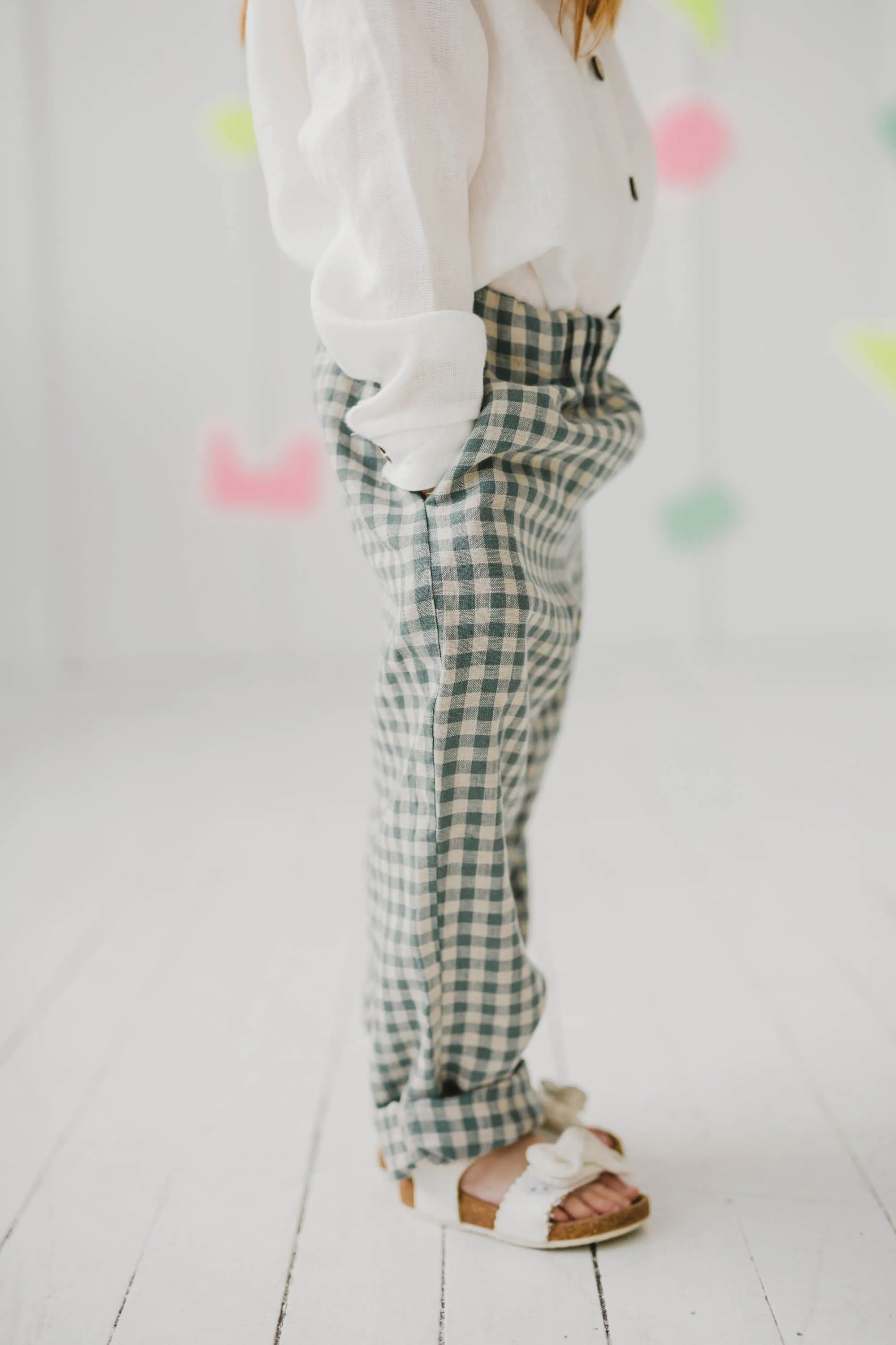 Vejopatis Kids Linen Trousers | Multiple Colours