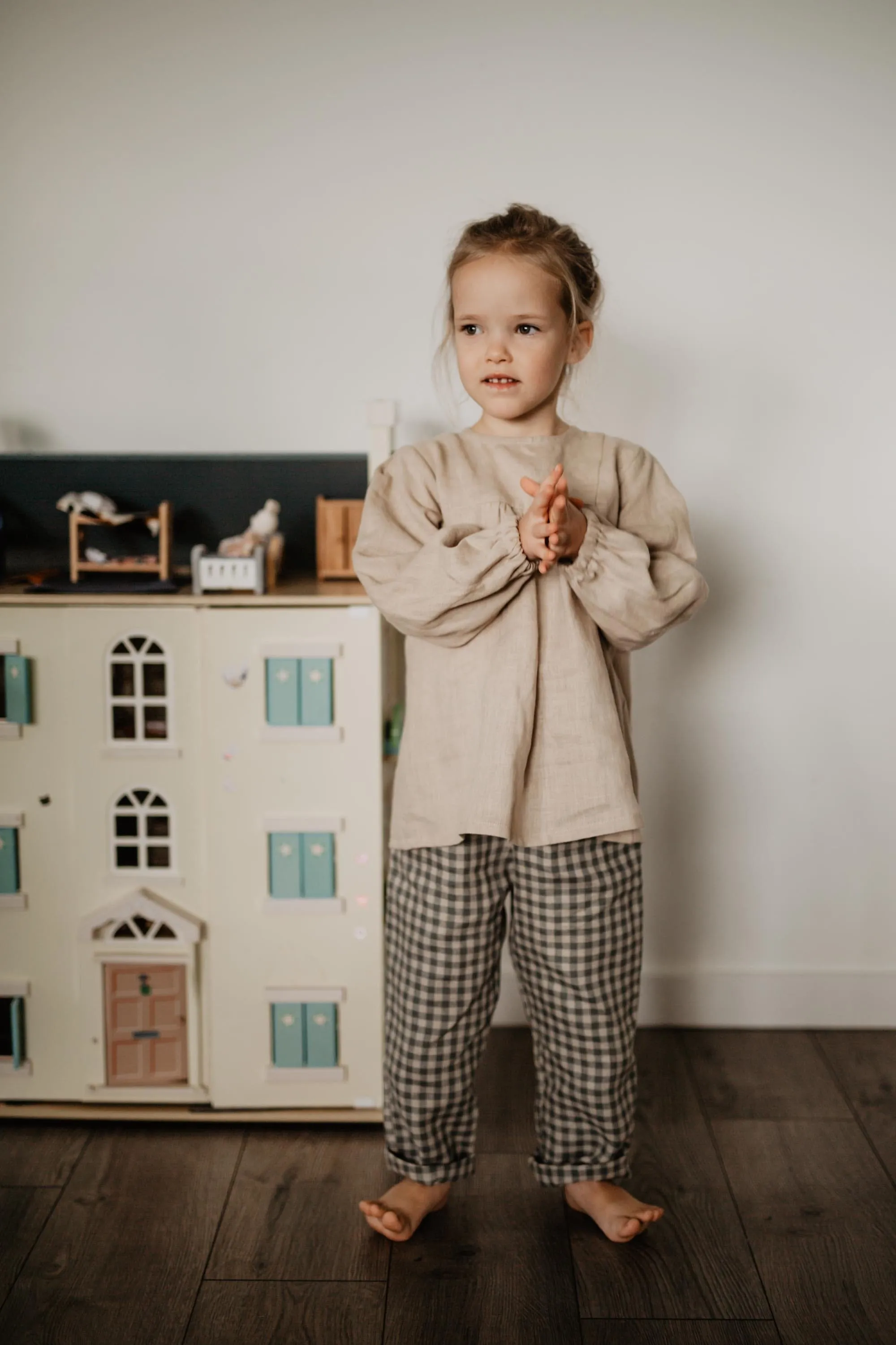 Vejopatis Kids Linen Trousers | Multiple Colours