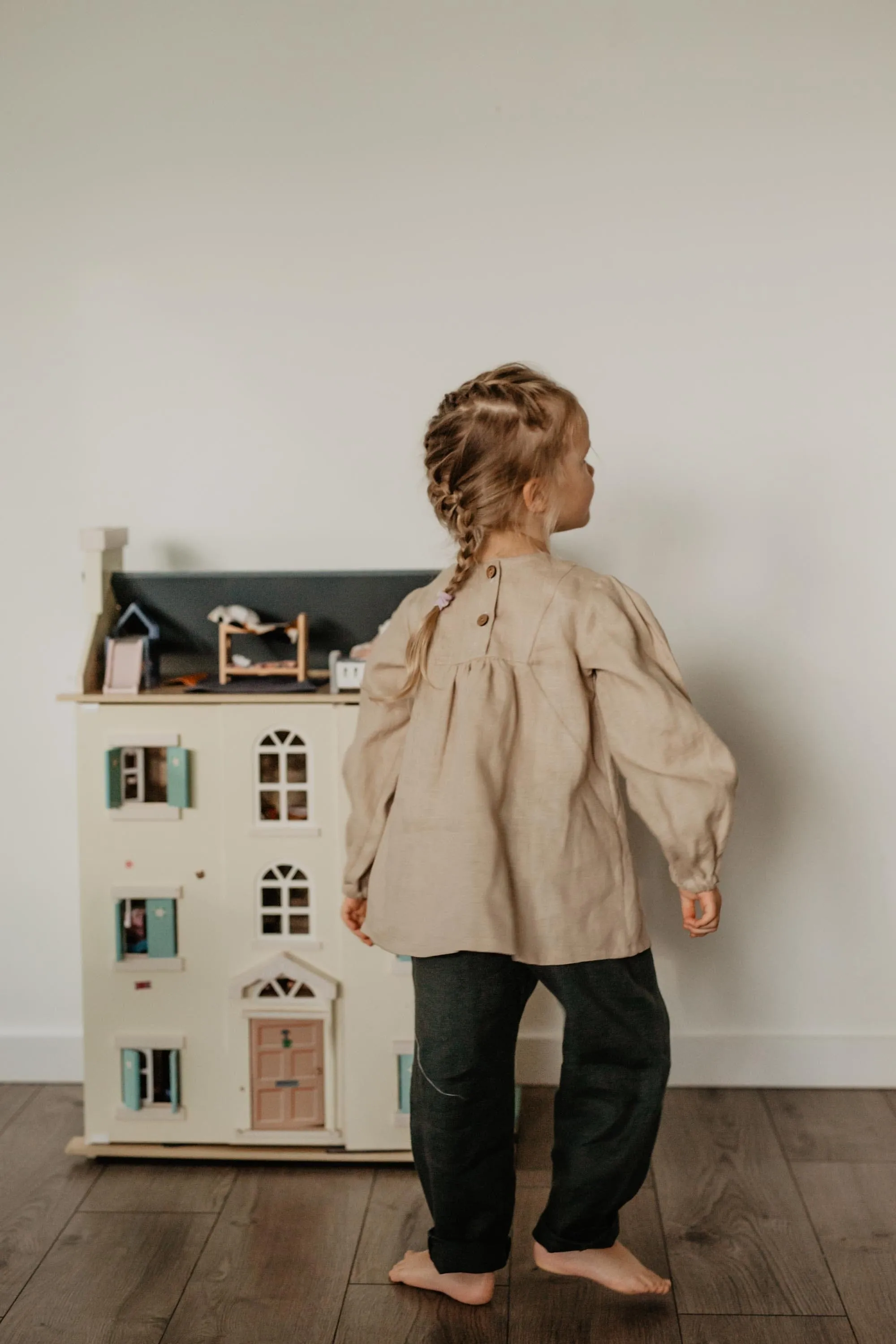 Vejopatis Kids Linen Trousers | Multiple Colours
