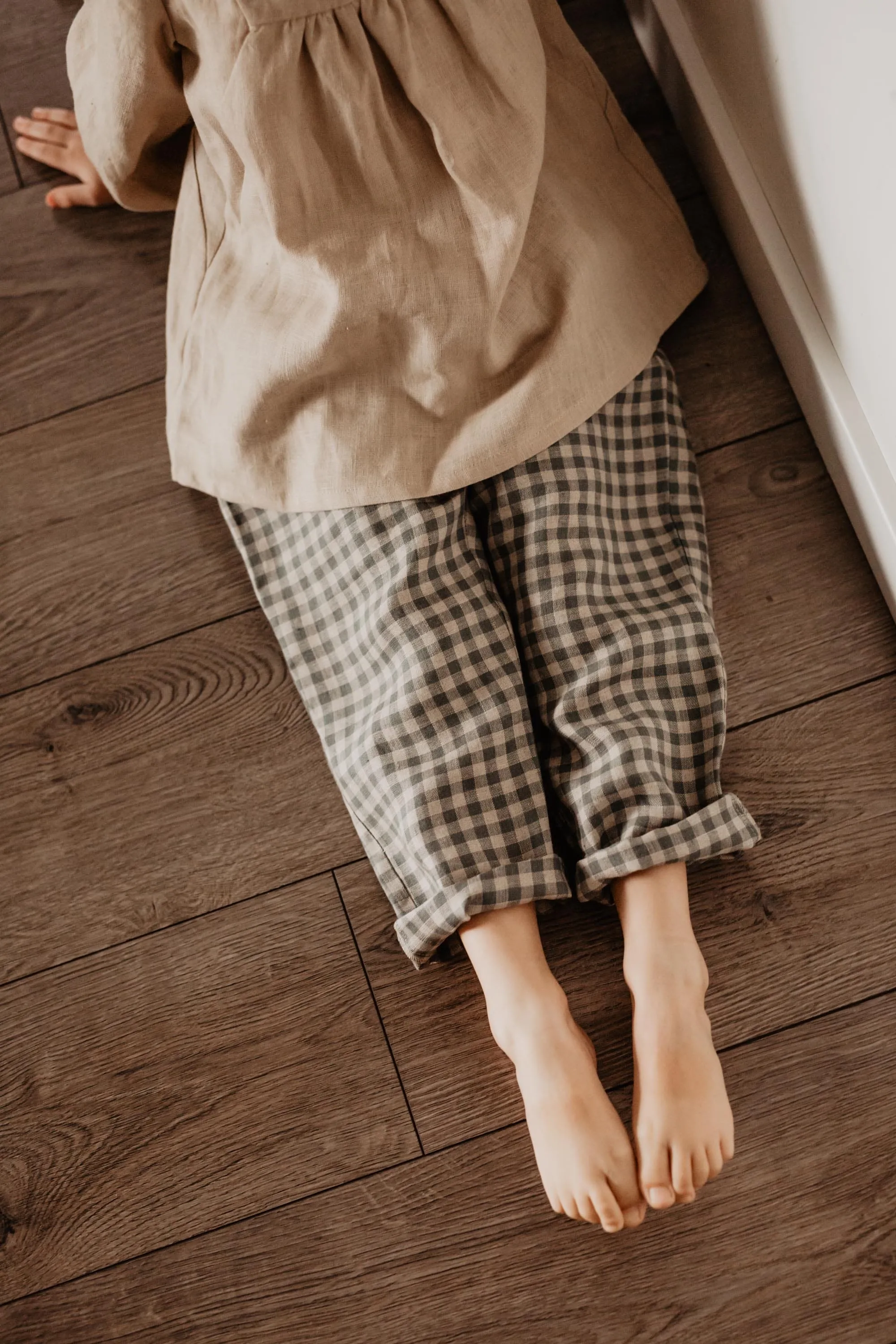Vejopatis Kids Linen Trousers | Multiple Colours
