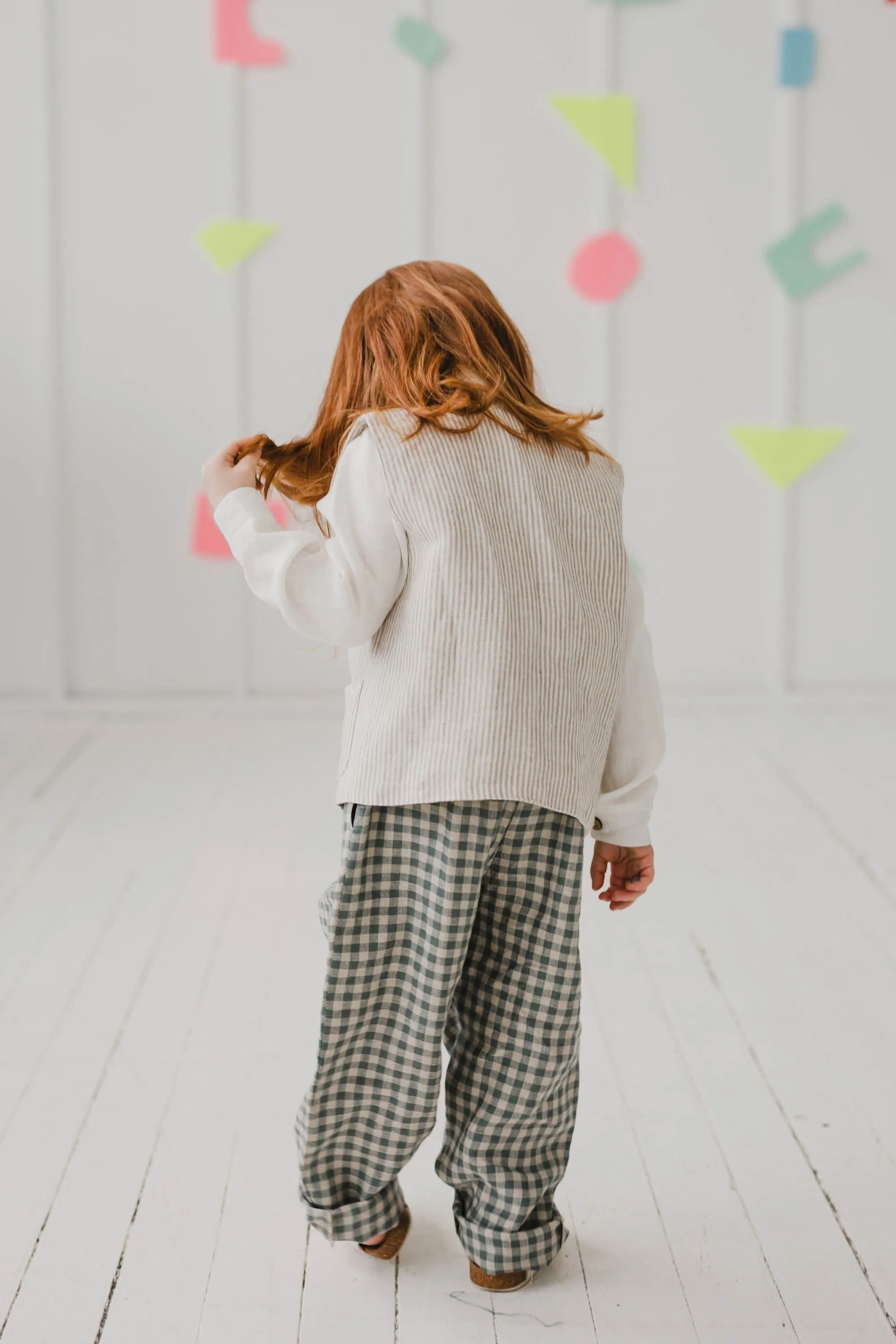 Vejopatis Kids Linen Trousers | Multiple Colours
