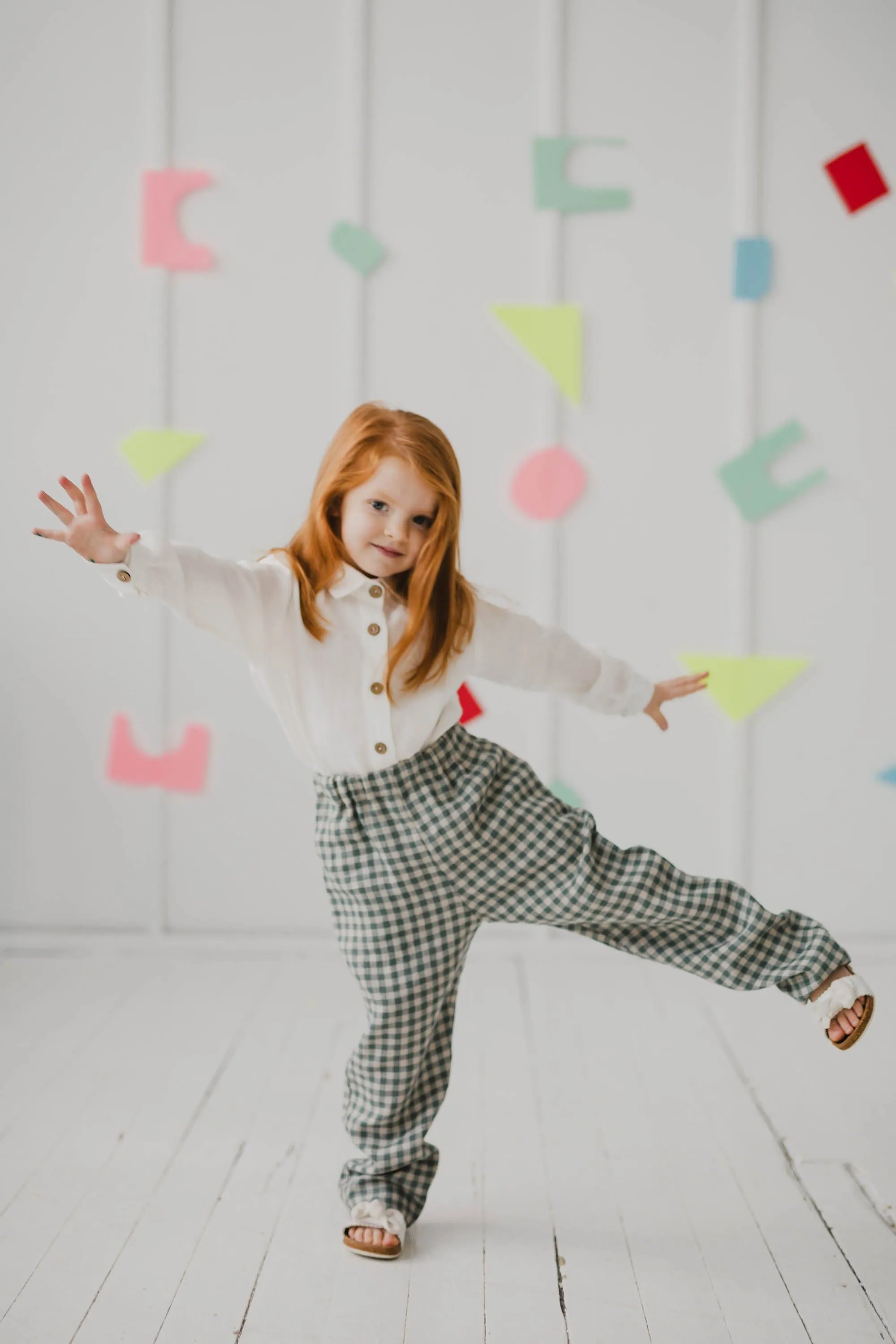Vejopatis Kids Linen Trousers | Multiple Colours