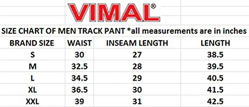 VIMAL JONNEY Men's Regular Fit Track pants (DD1ANTHRA-L_Grey_Large)
