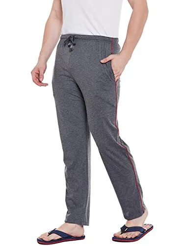 VIMAL JONNEY Men's Regular Fit Track pants (DD1ANTHRA-L_Grey_Large)