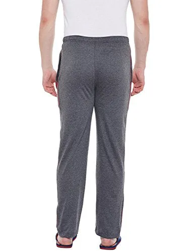 VIMAL JONNEY Men's Regular Fit Track pants (DD1ANTHRA-L_Grey_Large)