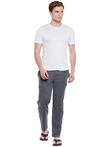 VIMAL JONNEY Men's Regular Fit Track pants (DD1ANTHRA-L_Grey_Large)