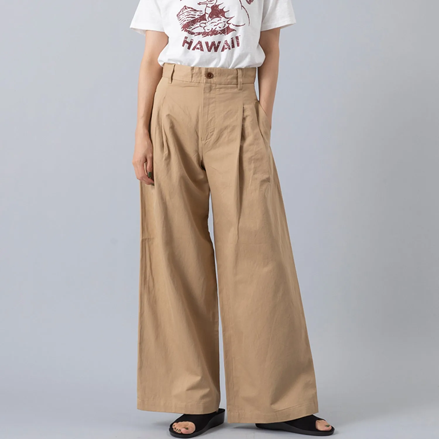 WA.CLOTH® ESSENTIAL | ワクロス エッセンシャル　Women's LIGHT CHINO TROUSERS