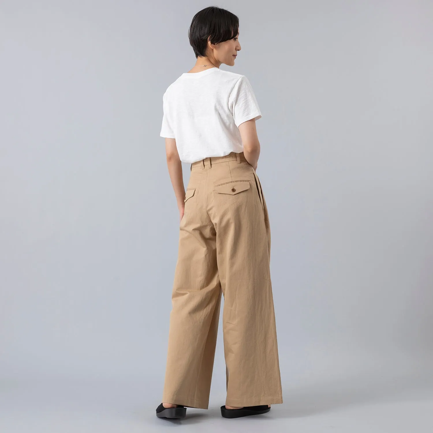 WA.CLOTH® ESSENTIAL | ワクロス エッセンシャル　Women's LIGHT CHINO TROUSERS