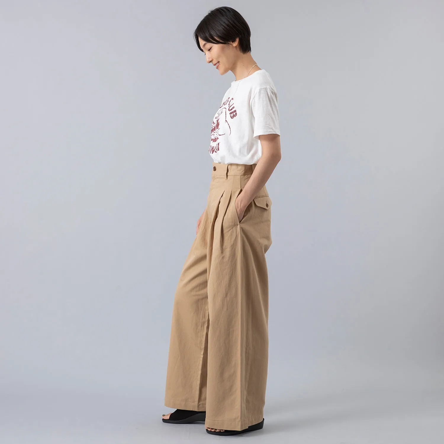 WA.CLOTH® ESSENTIAL | ワクロス エッセンシャル　Women's LIGHT CHINO TROUSERS