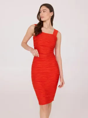 Wave Pattern Pencil Skirt