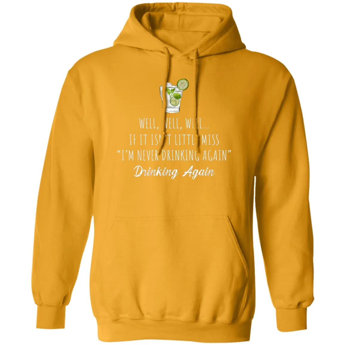 Well Well Well Drinking Again Unisex Hoodie