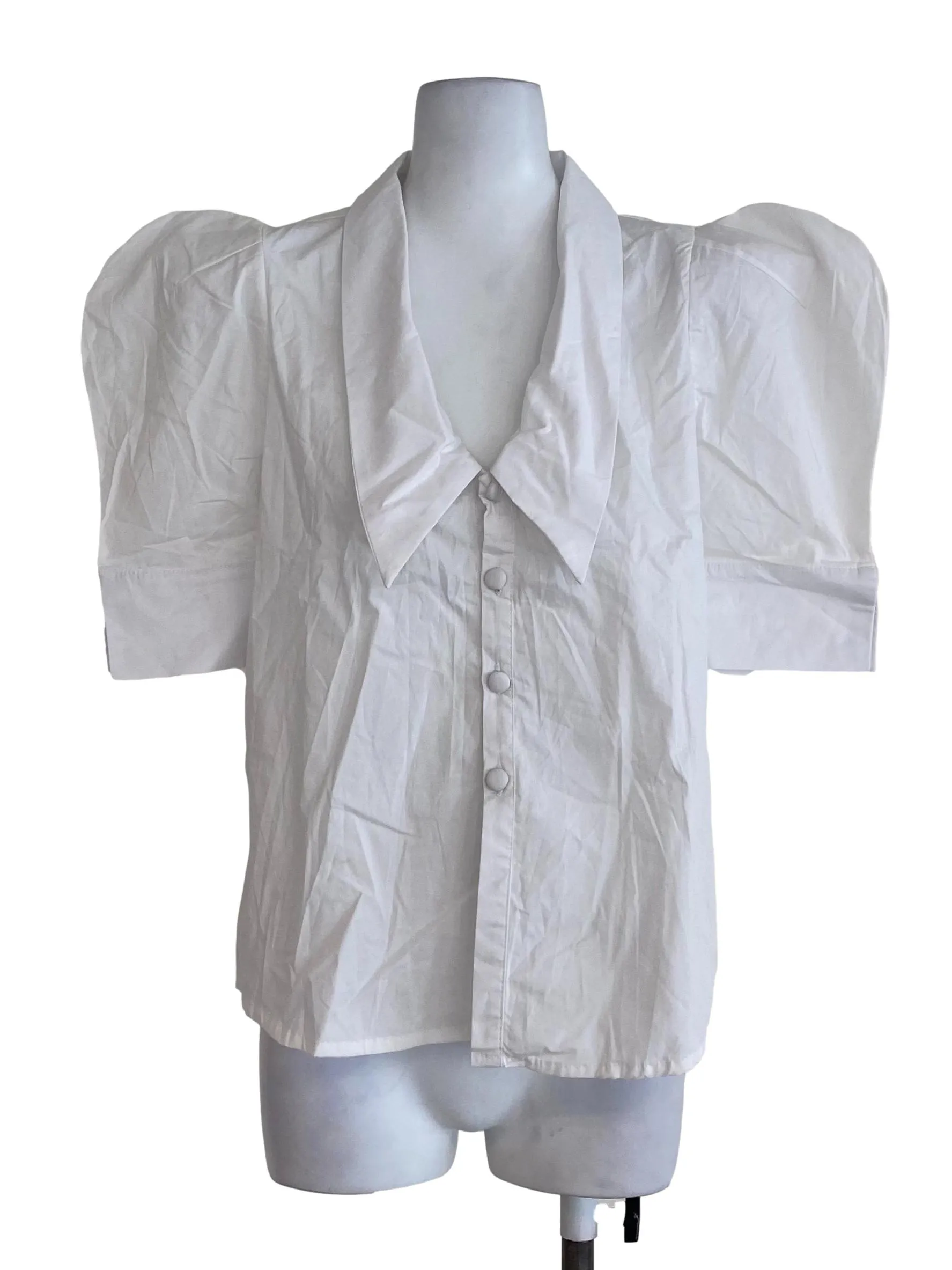 White Plain Blouse