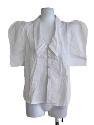 White Plain Blouse