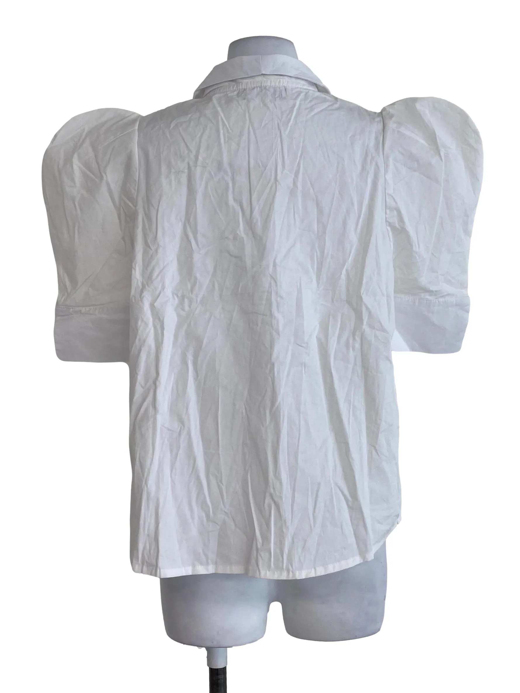 White Plain Blouse