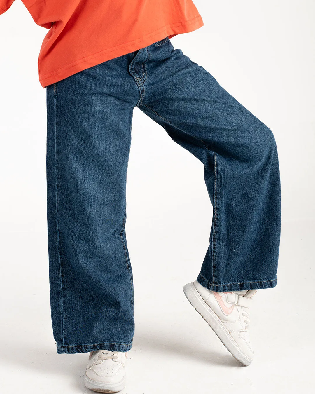 Wide Leg Girls Pants