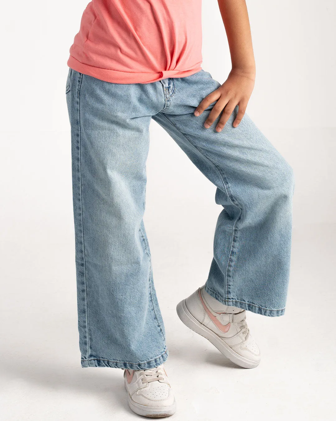 Wide Leg Girls Pants