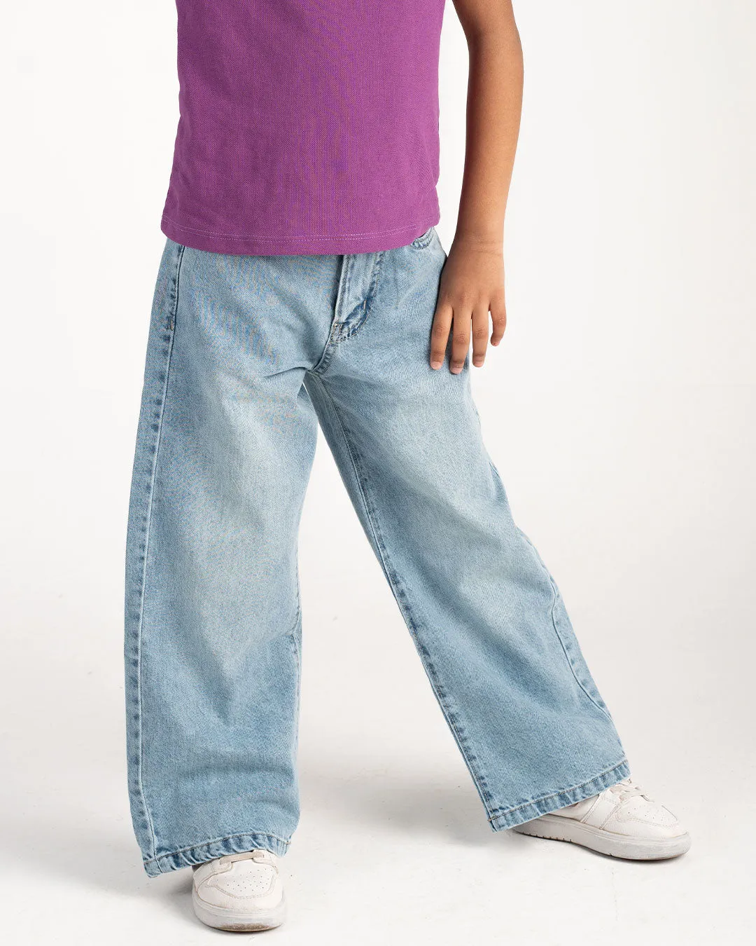 Wide Leg Girls Pants