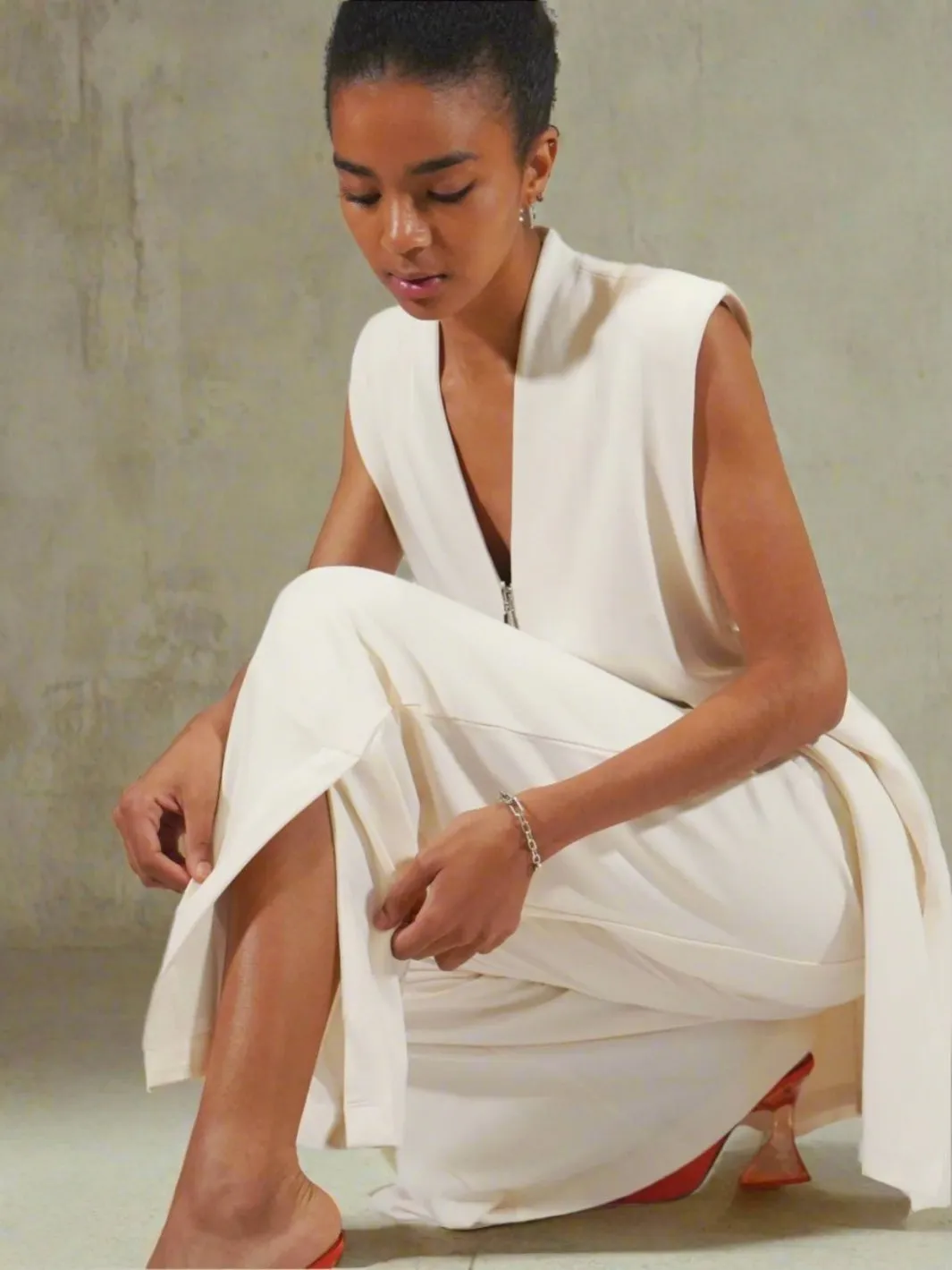 Wide Leg Ponte Pant - The Carmine