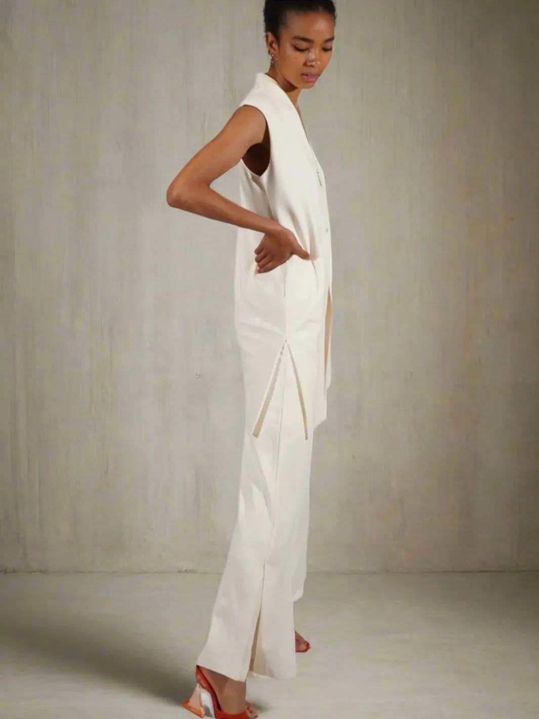 Wide Leg Ponte Pant - The Carmine