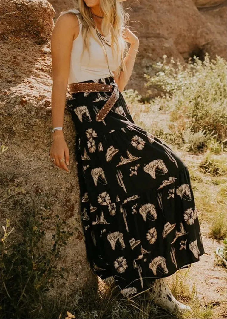 Wild Spirit Maxi Skirt