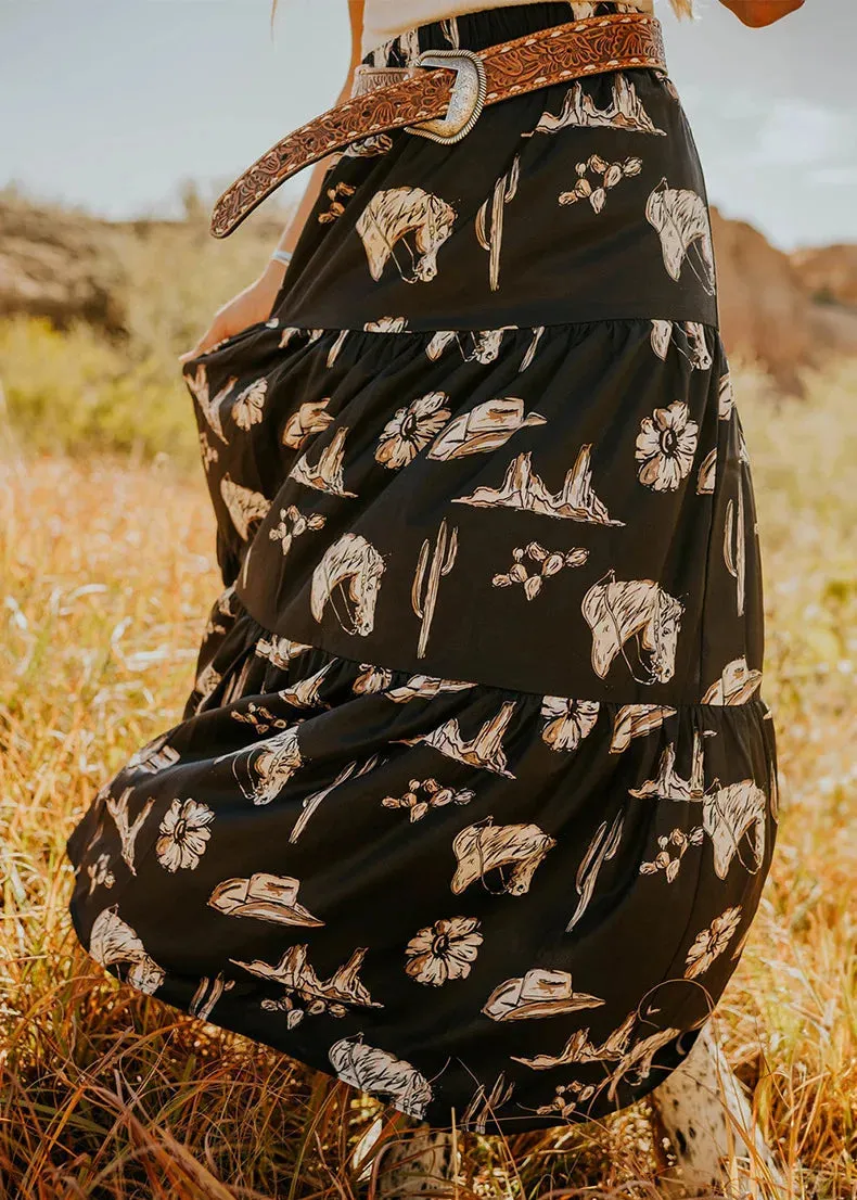 Wild Spirit Maxi Skirt
