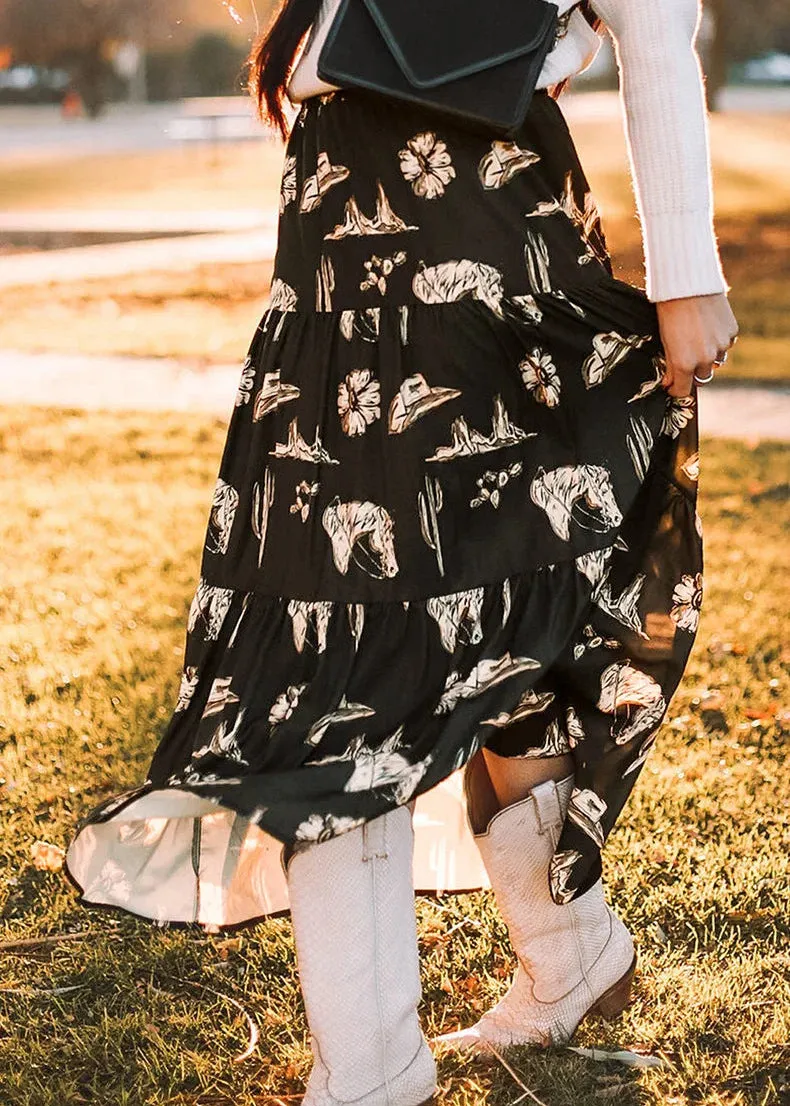 Wild Spirit Maxi Skirt