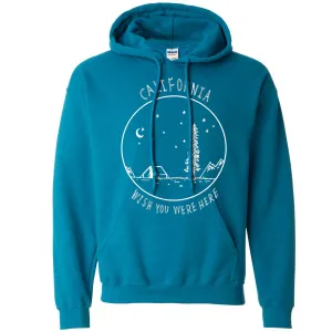 Wish You Were Here White Print Sweatshirt Hoodie