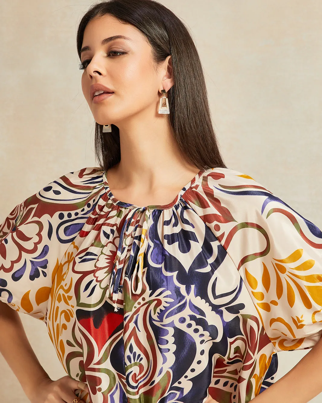 Women Multicolour Printed Top