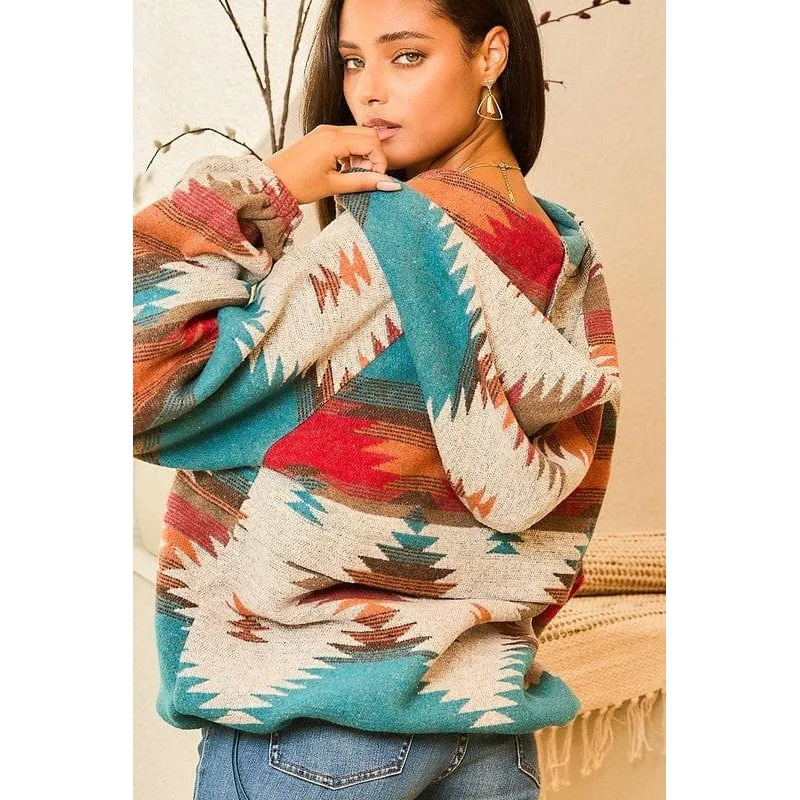 Women's Aztec Hoodie