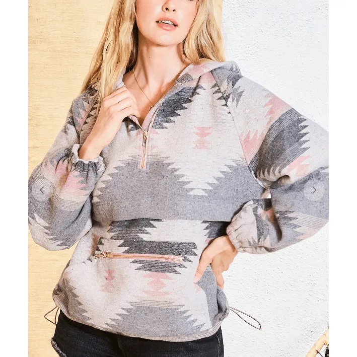 Women's Aztec Hoodie