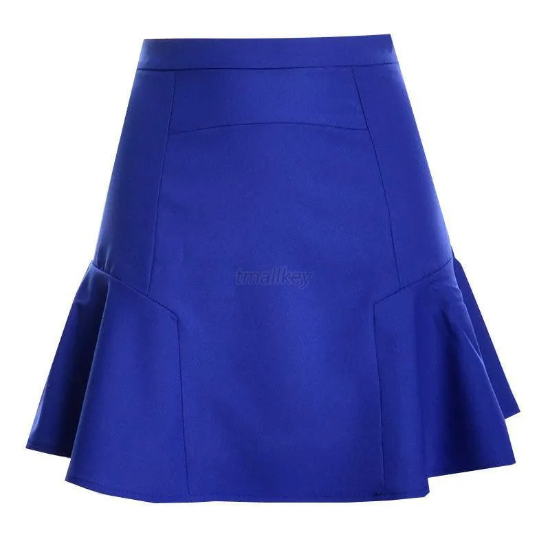 Womens Fishtail Work Party Sheath Pencil Mini Skirts Plus Size S-XXL NW