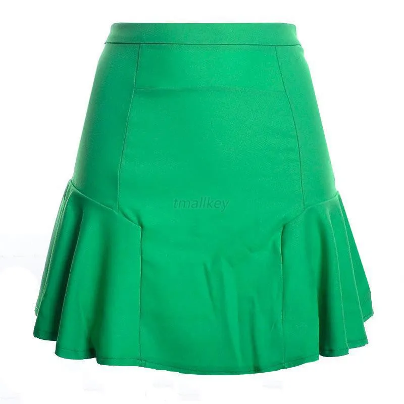 Womens Fishtail Work Party Sheath Pencil Mini Skirts Plus Size S-XXL NW