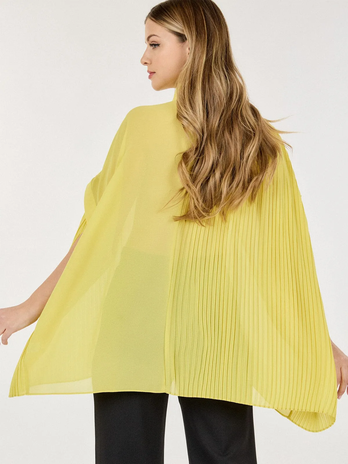 WOMEN'S SHORT SLEEVE BUTTON CLOSURE PLEATED TUNIC BLOUSE