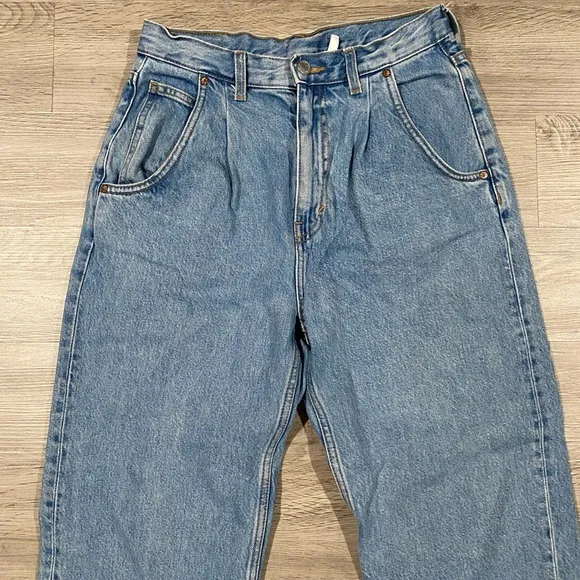 Women's Weekday Frame Pleat Denim Trousers Size 27