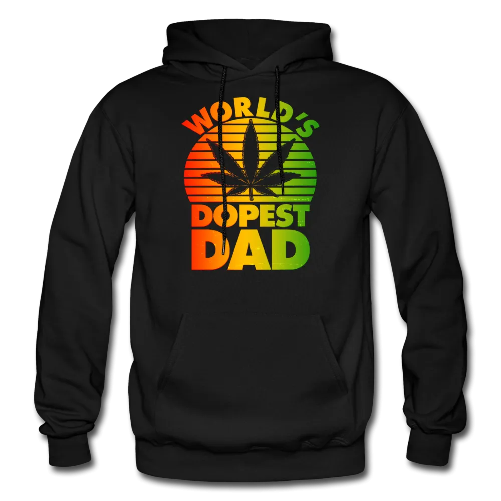 World's Dopest Dad Father's Day Adult Premium Pullover Hoodie