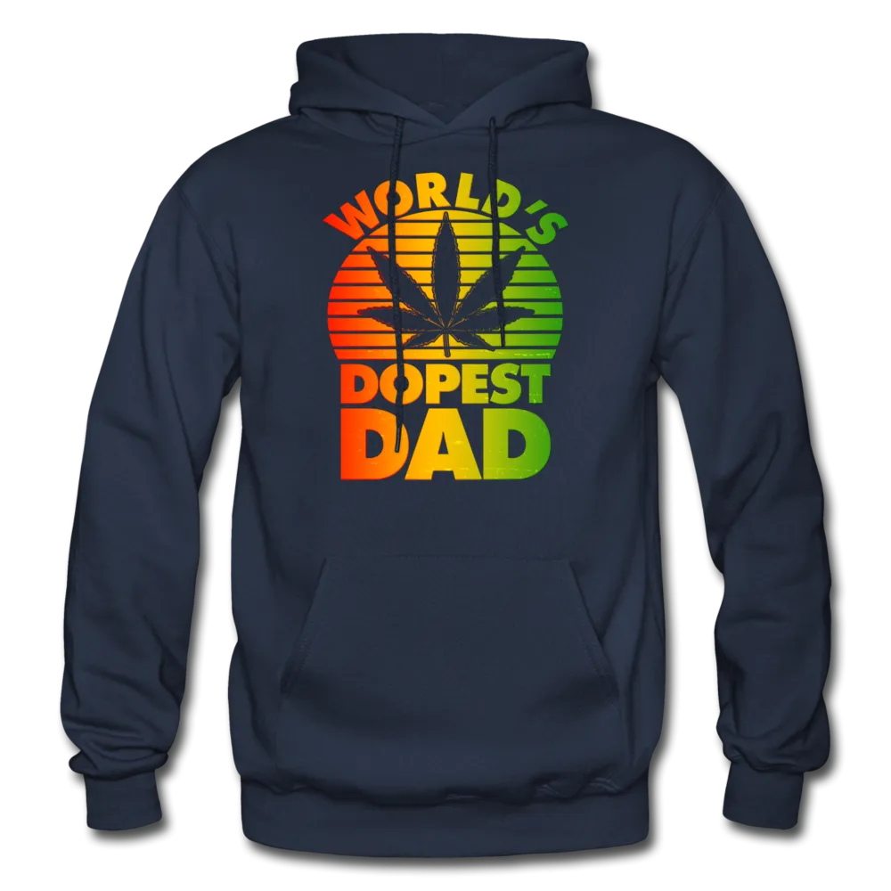 World's Dopest Dad Father's Day Adult Premium Pullover Hoodie
