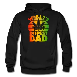 World's Dopest Dad Father's Day Adult Premium Pullover Hoodie