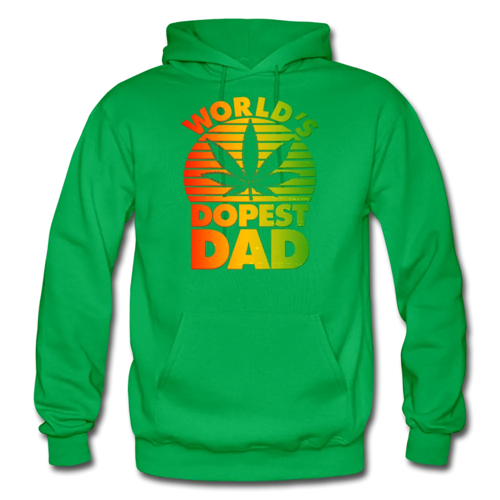 World's Dopest Dad Father's Day Adult Premium Pullover Hoodie