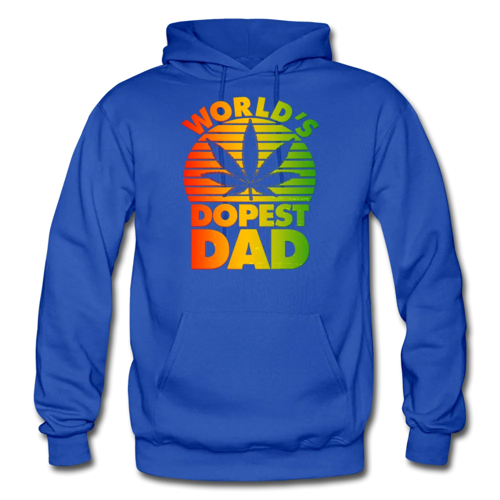 World's Dopest Dad Father's Day Adult Premium Pullover Hoodie