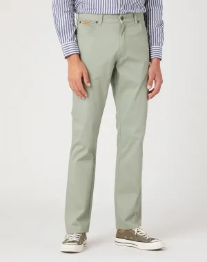 Wrangler Texas Slim Chino in Sea Grass Colour Waist Size 34 to 46
