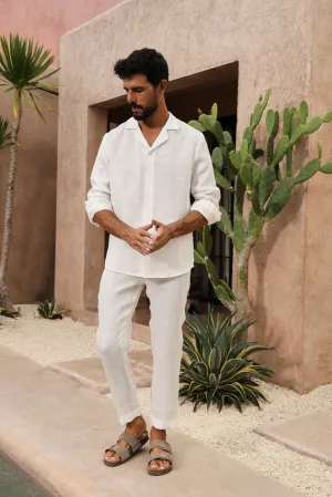 Zanzibar Shirt - Man & Zanzibar Pants - Man (Ivory)
