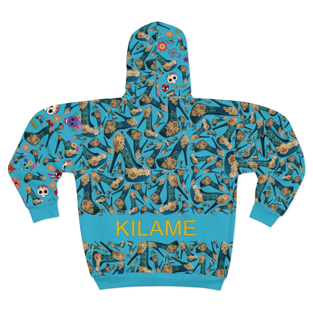 Zip Hoodie 'Viva la vida'