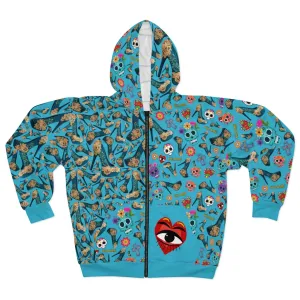 Zip Hoodie 'Viva la vida'